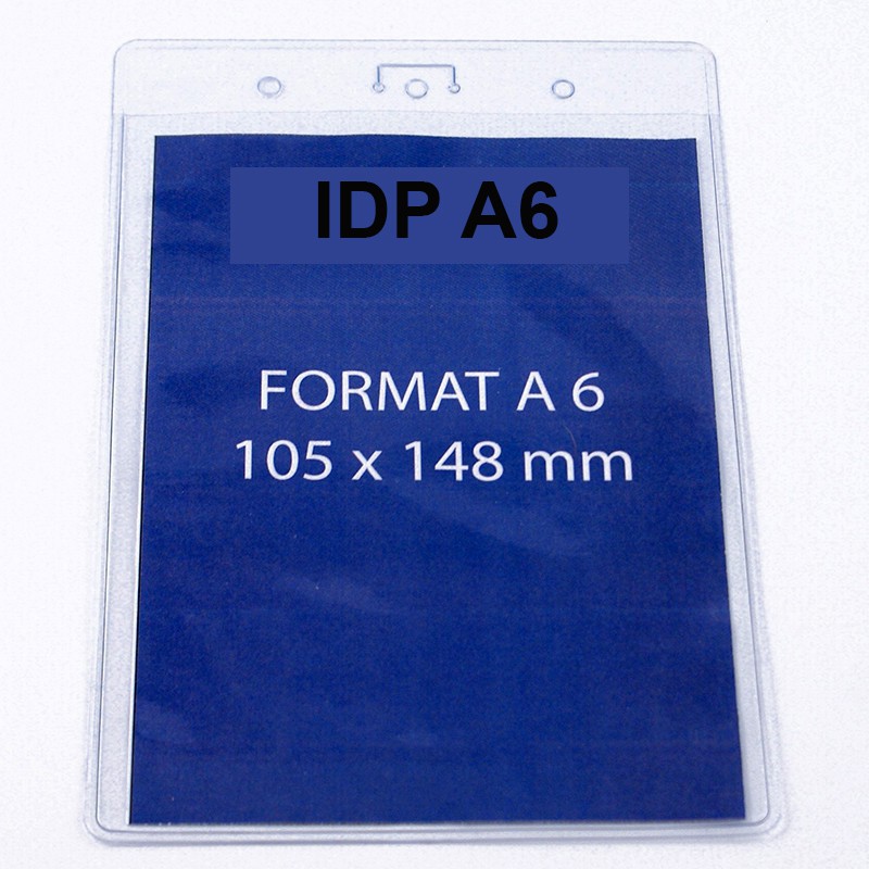 porte badge accréditation IDPA6 format 105*148mm porte badge accréditation IDPA6 format 105*148mm