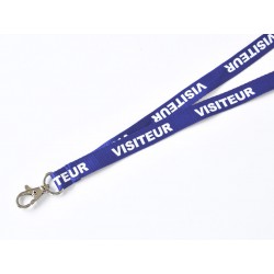Cordon Tour de cou "Visiteur"