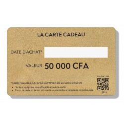 Carte pailleté doré avec champ variables et réserve blanche pour réimpression