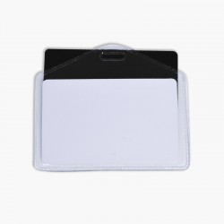 porte badge PVC 2 cartes horizontal