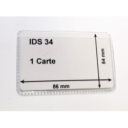 porte badge souple format carte CR80