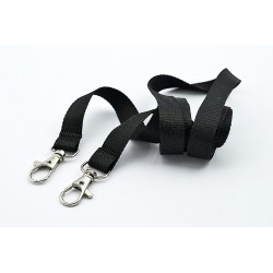 Cordon tour de cou IDP15 Lanyard plat double mousqueton