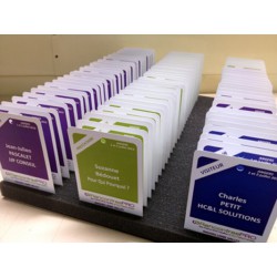 Tearproof ecoplast badges