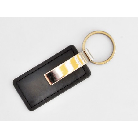 Porte clé en cuir avec puce RFID sans contact